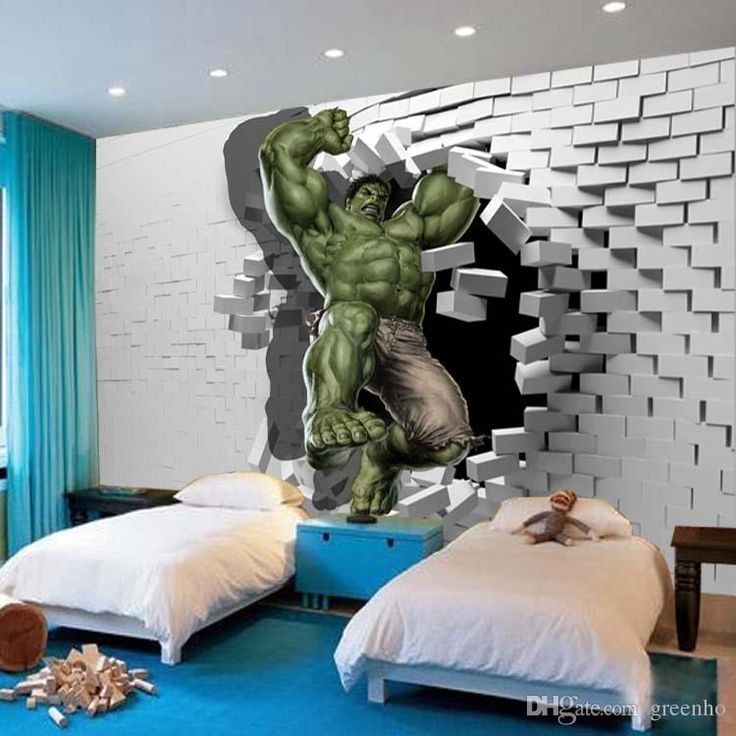 3d wall art simple kids room wall painting
