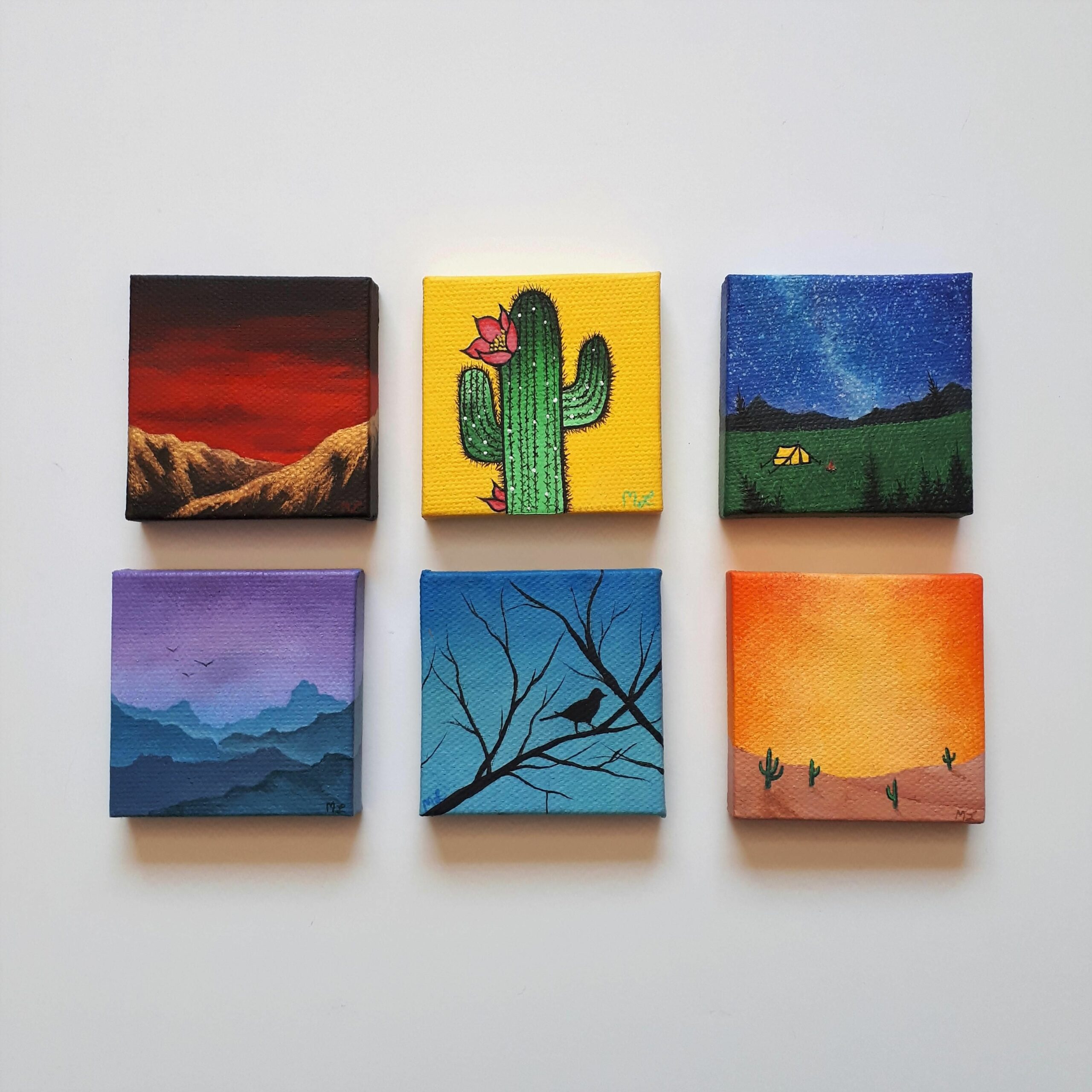 acrylic easy canvas mini canvas art acrylic easy canvas painting ideas scaled