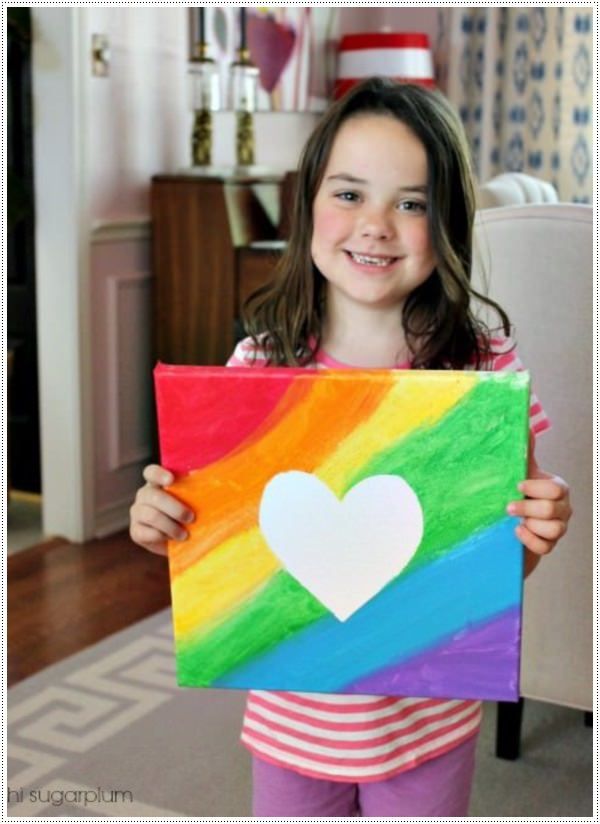 art easy painting ideas for kids on paper