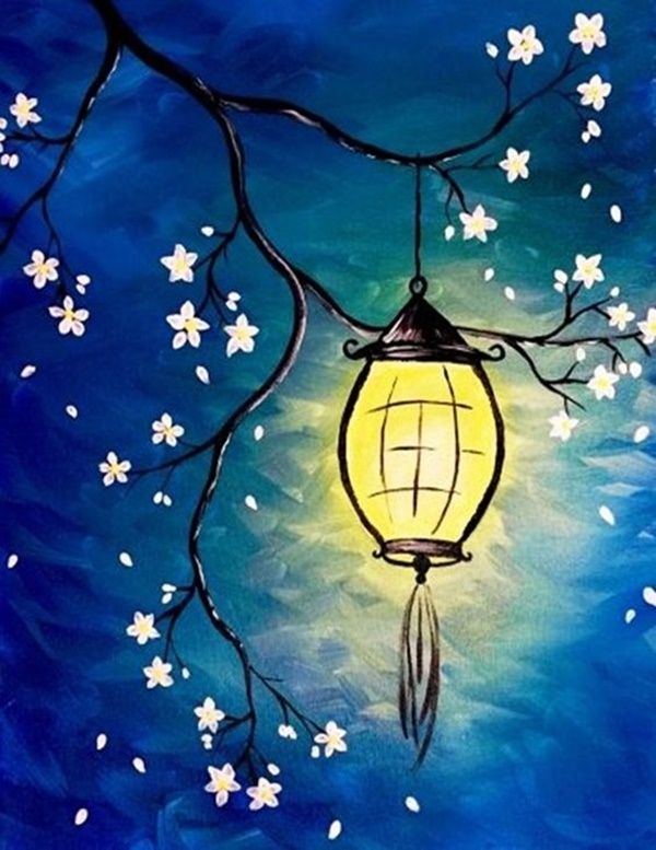 creative easy acrylic painting ideas