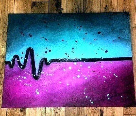 cute easy acrylic painting ideas for beginners on canvas