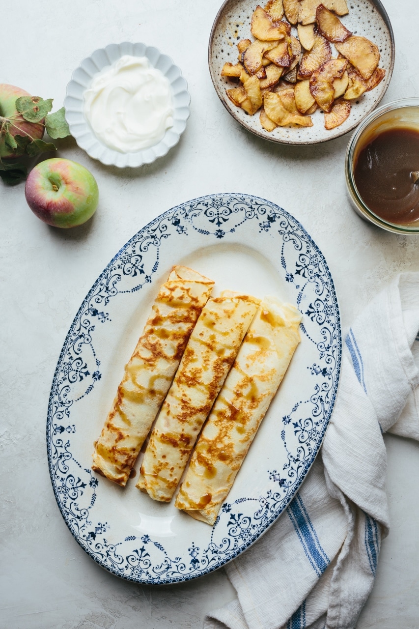 Easiest Way to Cook Appetizing Salted Caramel Apple Crepes with Toasted Walnuts 56 easiest way to cook appetizing salted caramel apple crepes with toasted walnuts