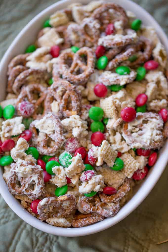 easiest way to cook tasty texas holiday trash mix chex