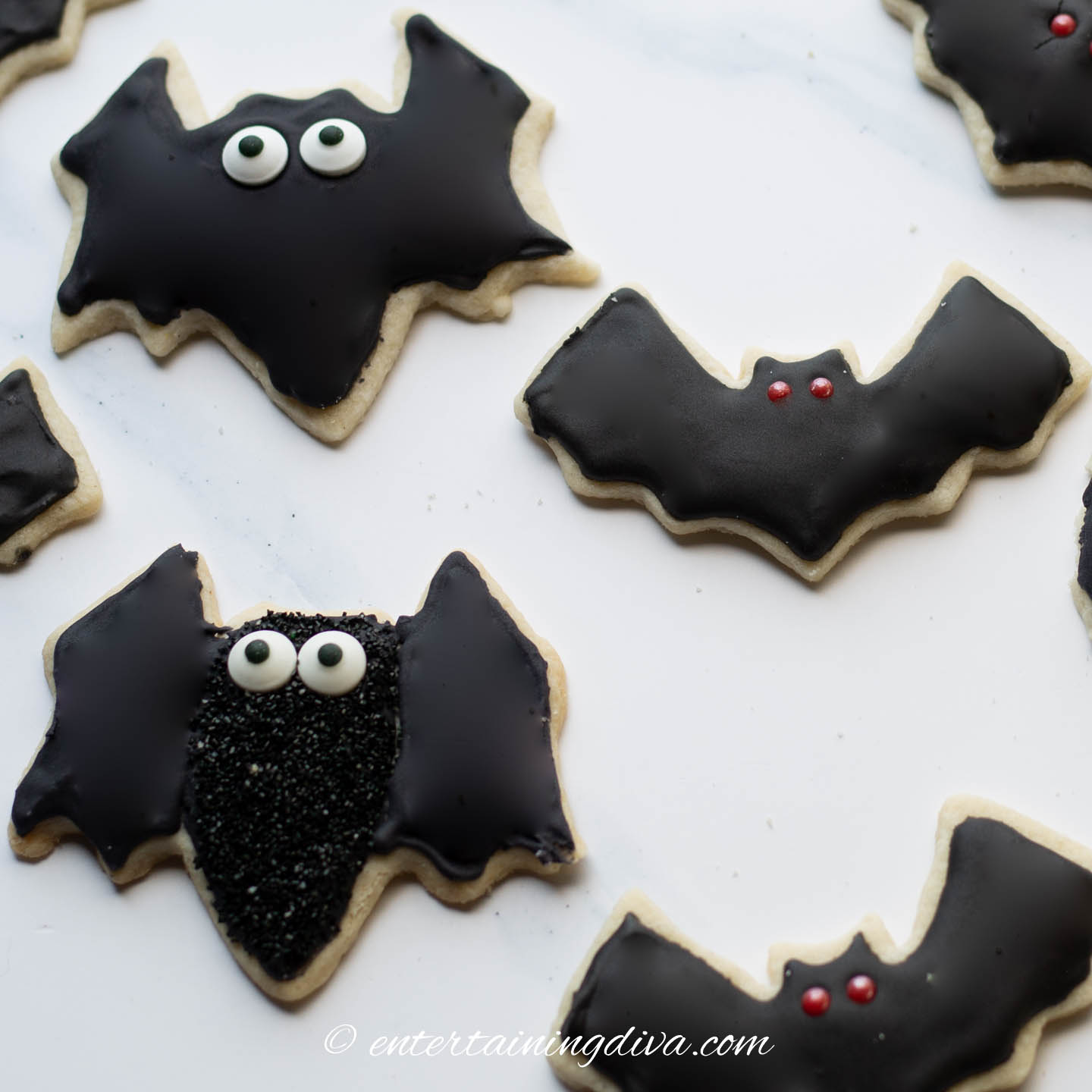 easiest way to make appetizing bat shape cookies for halloween