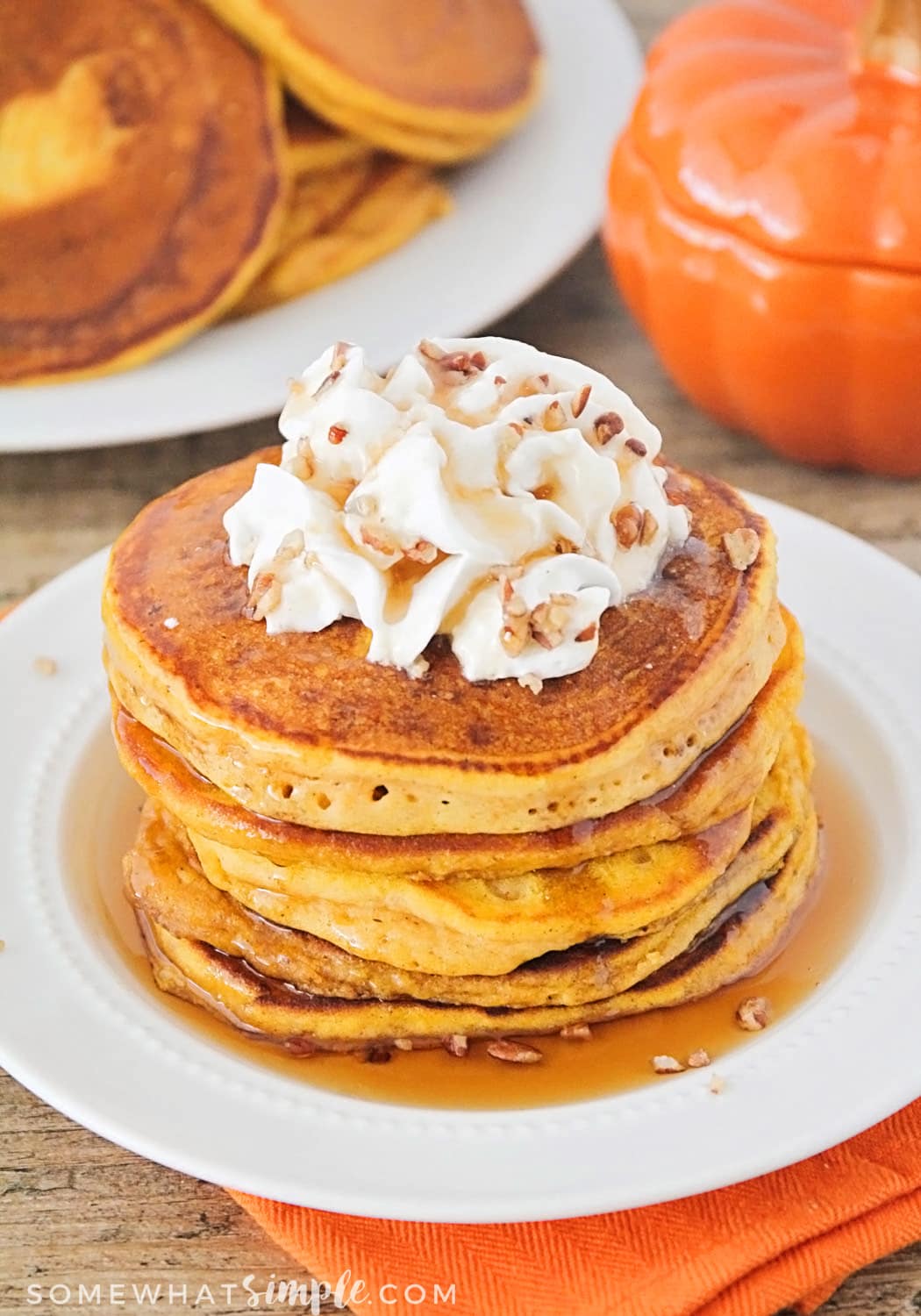 easiest way to make appetizing pumpkin pancakes