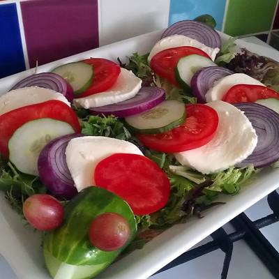 easiest way to make delicious vickys halloween cucumber caprese snake salad gf df ef sf nf