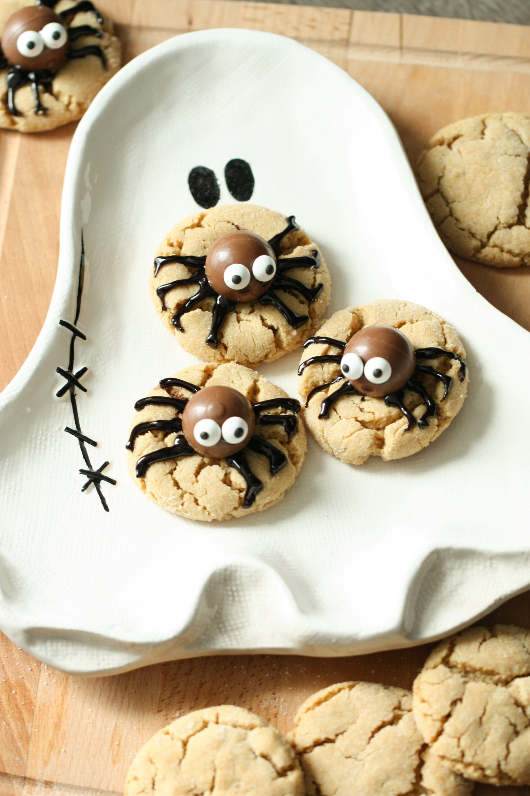 easiest way to make tasty peanut butter spider cookies scaled