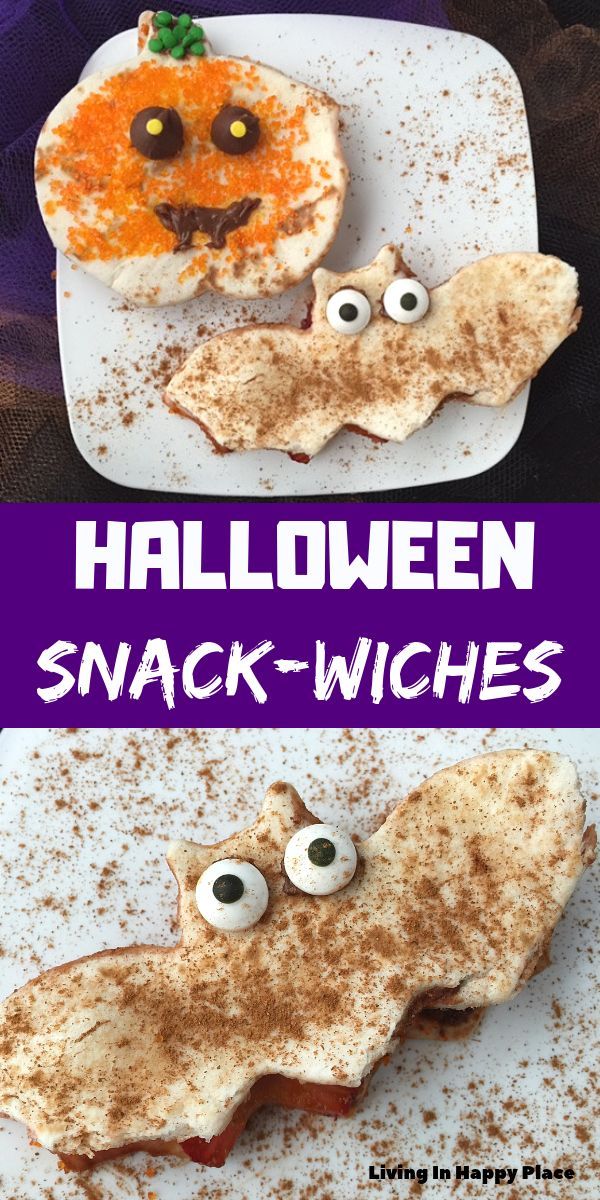 easiest way to make yummy fun halloween sandwich snacks