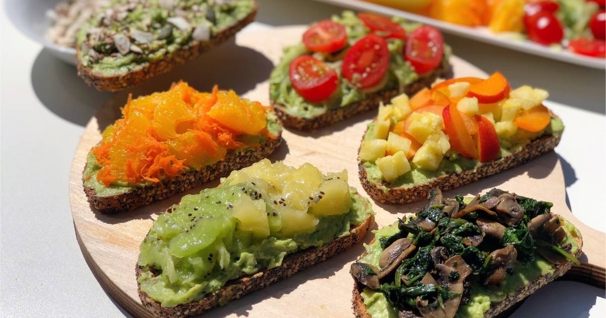 easiest way to prepare appetizing avocado toast with fruits veggies open avocado spread sandwiches perfect brunch recipe