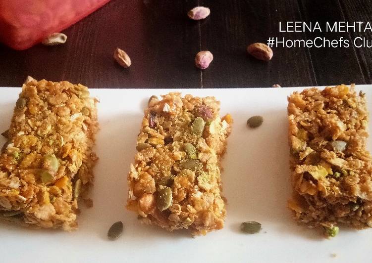 easiest way to prepare tasty desi muesli bars