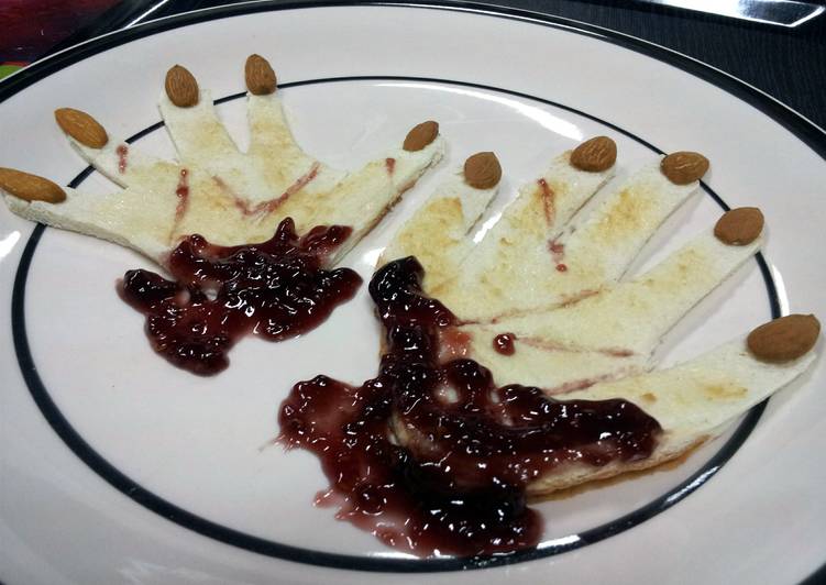 easiest way to prepare yummy dead handshalloween by pam