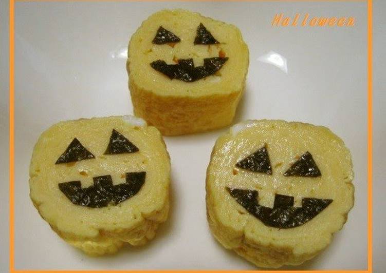 easiest way to prepare yummy easy jack o lantern shaped tamagoyaki