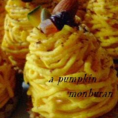 easiest way to prepare yummy mont blanc a la pumpkin