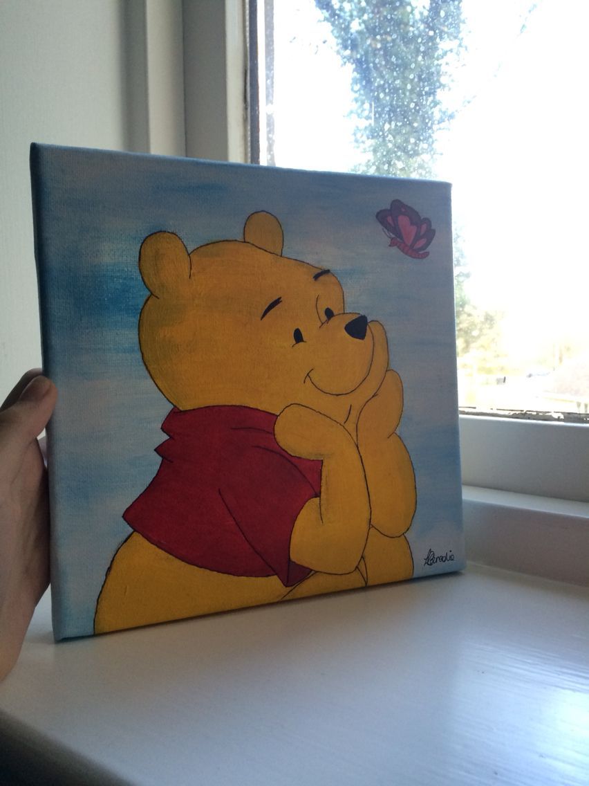 easy acrylic painting ideas for beginners on canvas disney