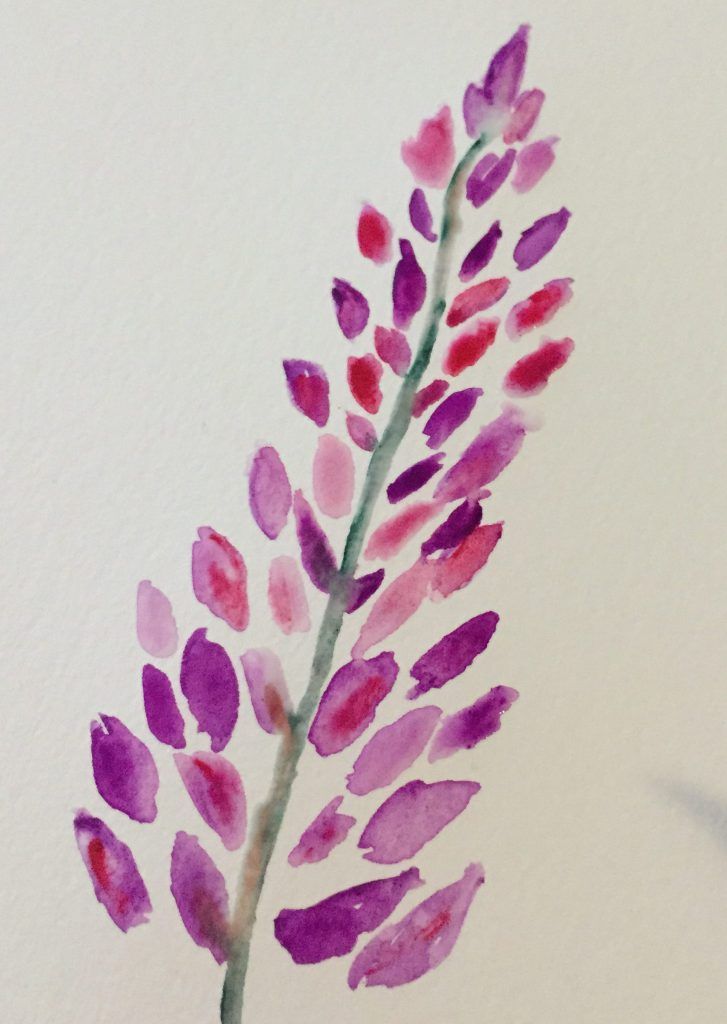 easy beginner watercolor painting flowers