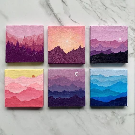 easy wall art painting ideas