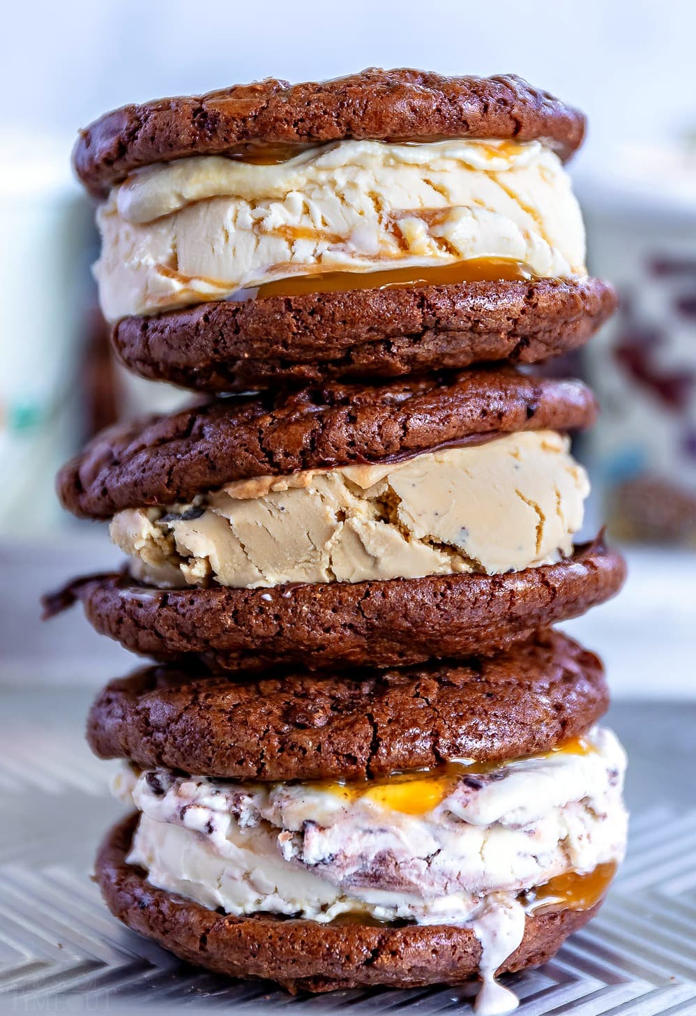 how to cook delicious halloween brownie cookie ice cream sandwiches