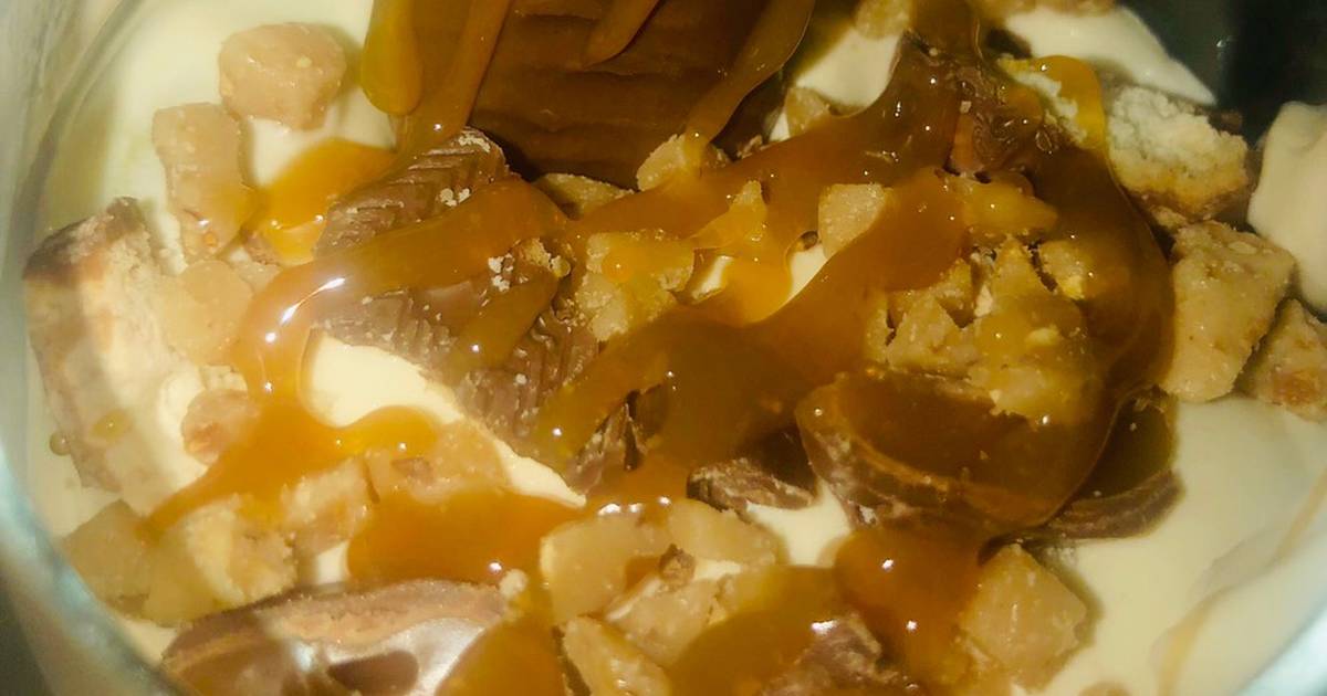 how to make delicious easy twix caramel apple parfait