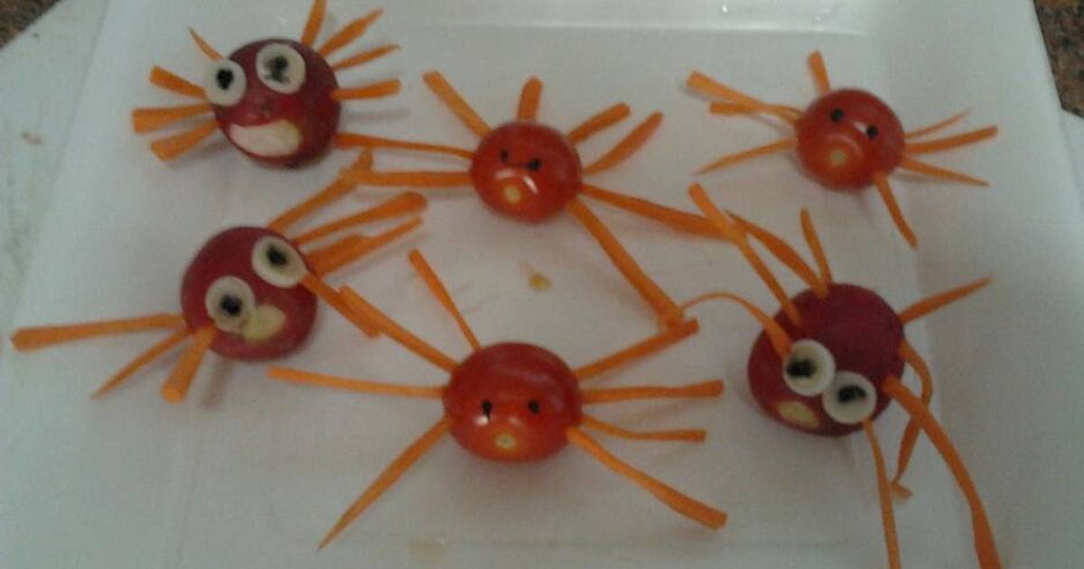 how to make delicious ladybirds halloween vegetables