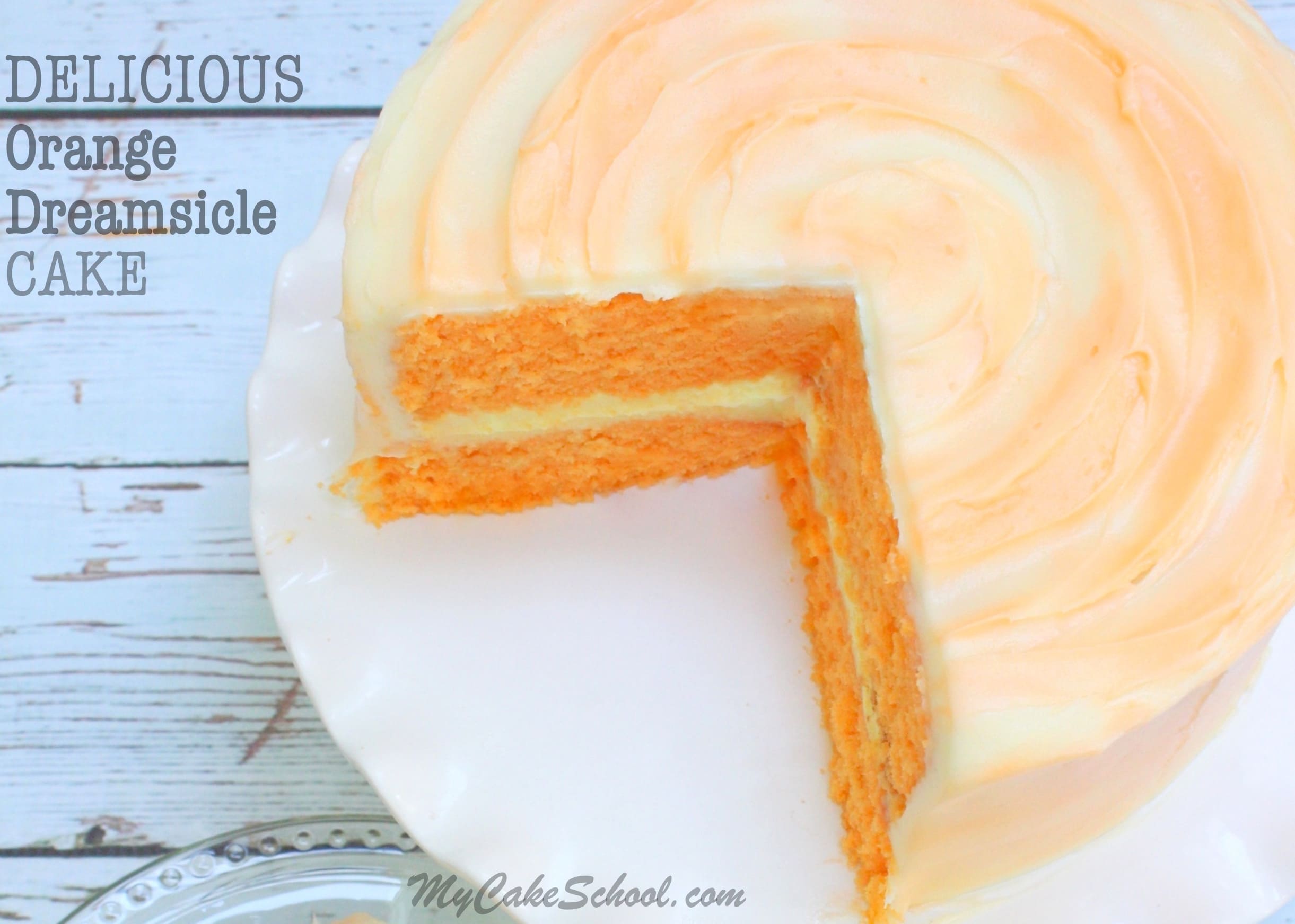 how to make yummy orange cream cake