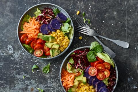 how to make yummy rainbow buddha bowl vegan