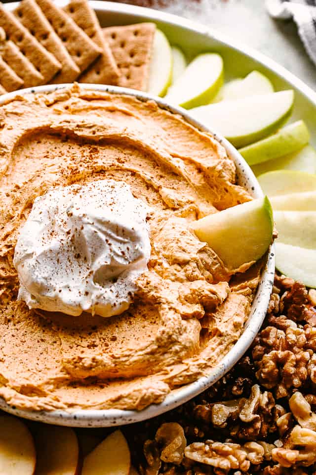 how to make yummy sweet creamy pumpkin dip