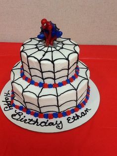 how to prepare delicious simple spider man cake