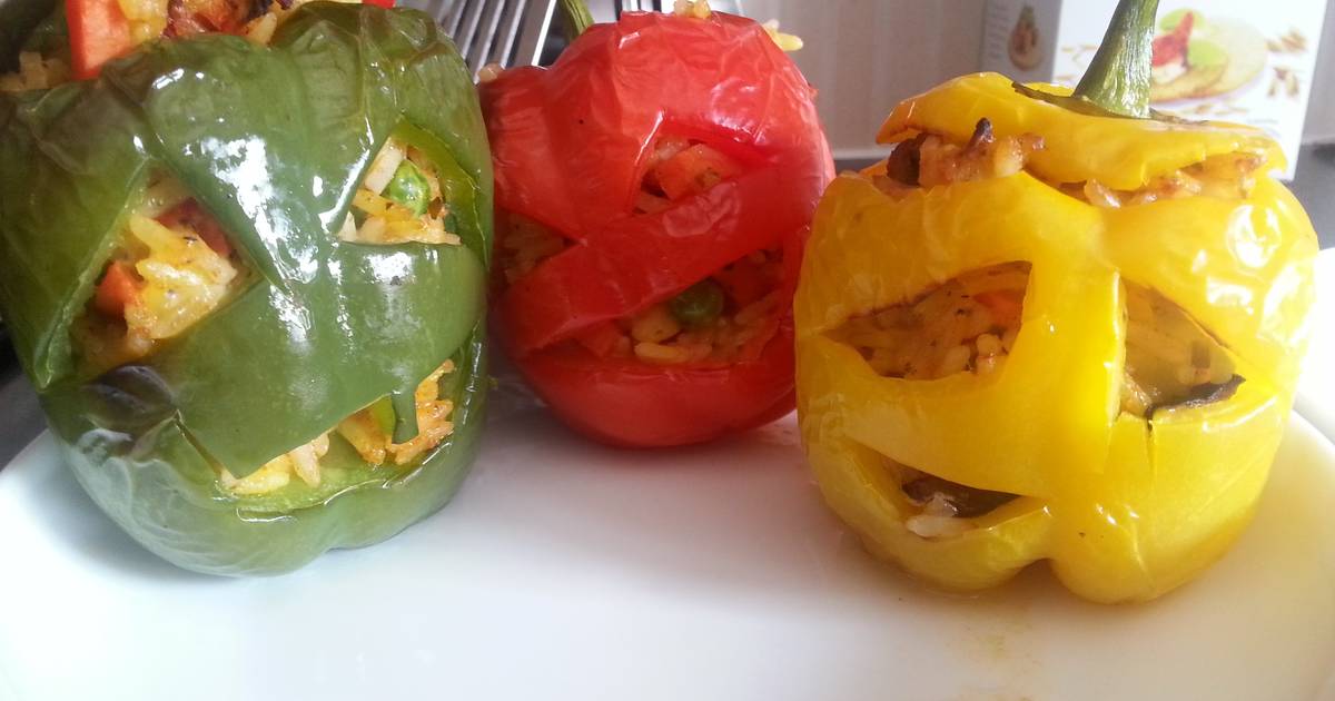 how to prepare delicious weezys stuffed halloween peppers