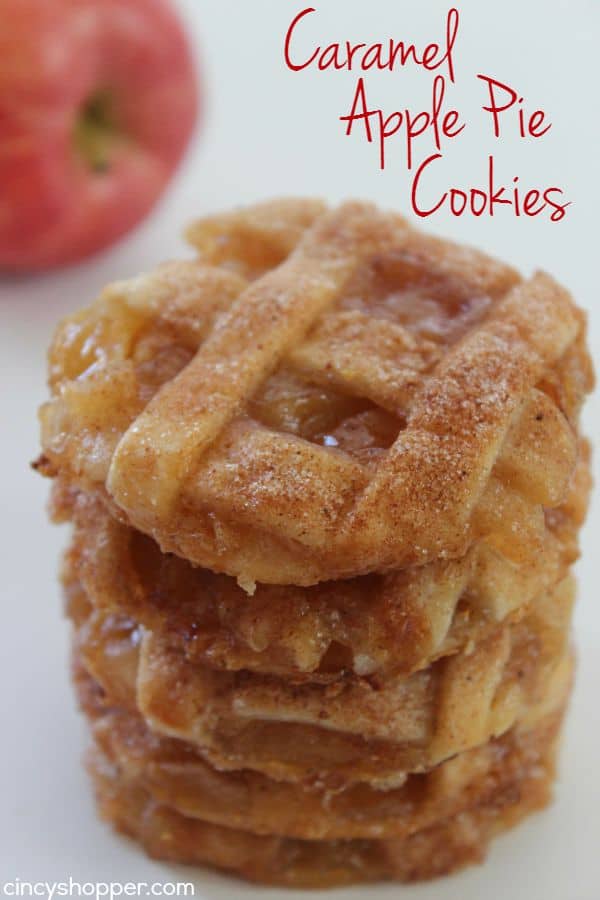 how to prepare tasty caramel apple pie cookies