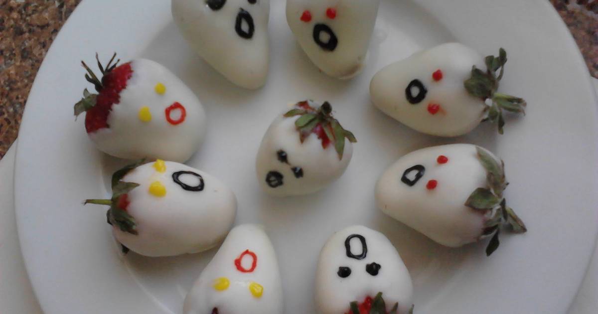 how to prepare tasty ladybirds ghost strawberries