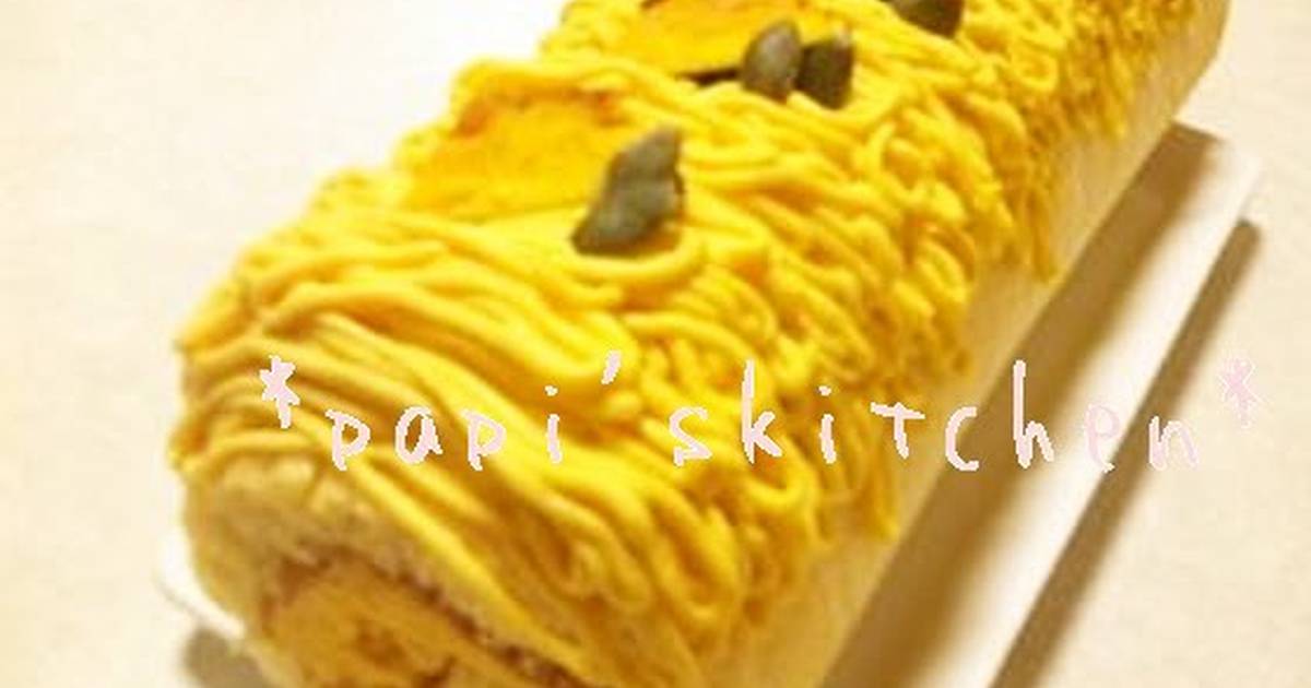 how to prepare yummy halloween kabocha squash roll cake