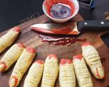 how to prepare yummy witch finger cookies with strawberry coulis blood