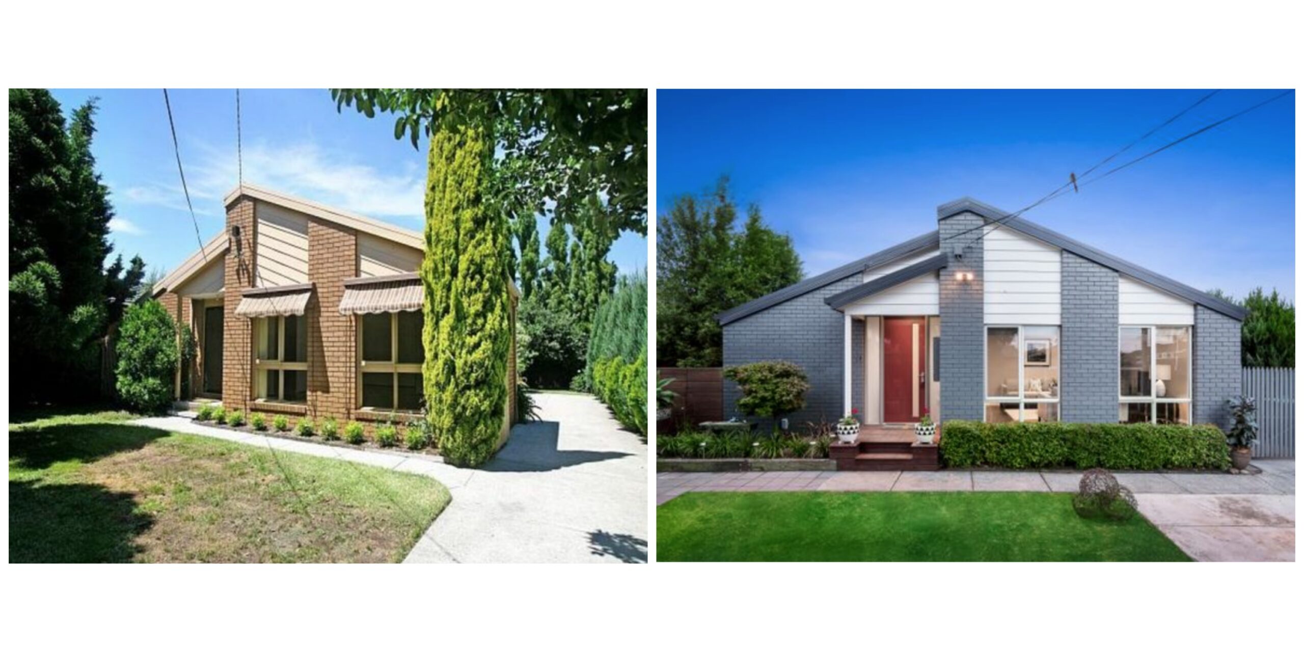 painting brick house before and after australia scaled