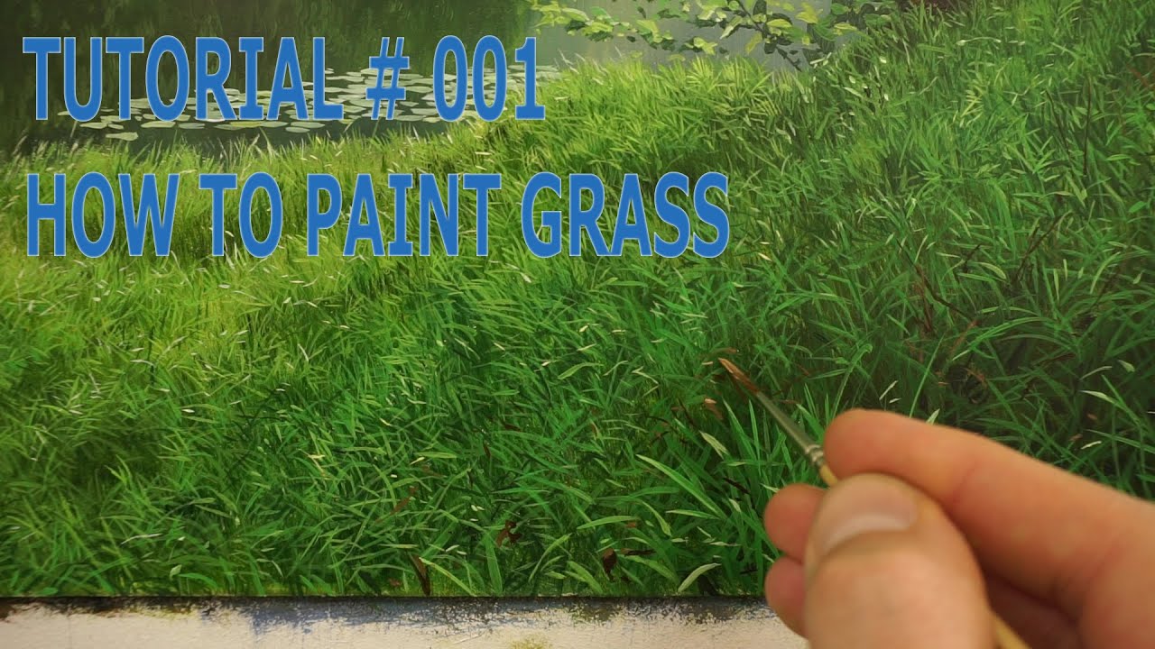 painting grass
