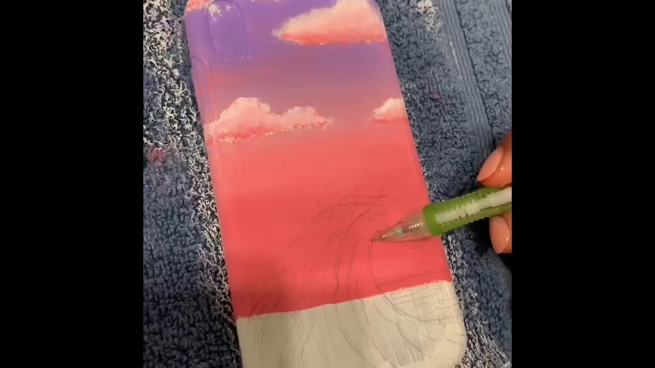 painting of clouds tiktok