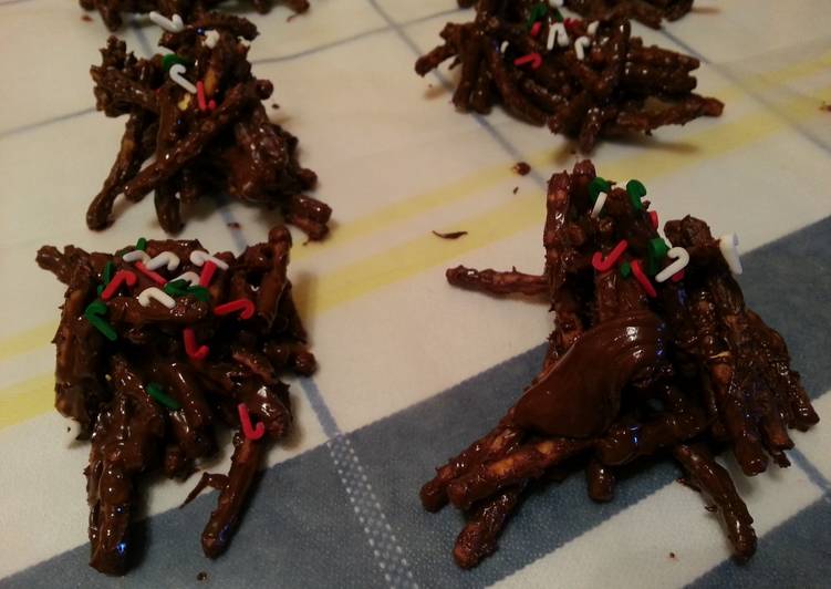 recipe appetizing chocolate chinese noodle spider cookies