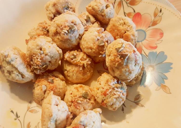 Recipe: Appetizing Healthy cookies filled with nuts, seeds, coconut and banana. ? 3 recipe appetizing healthy cookies filled with nuts seeds coconut and banana f09fa497 1