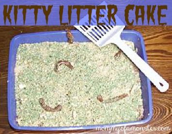 recipe appetizing kitty litter cake halloween