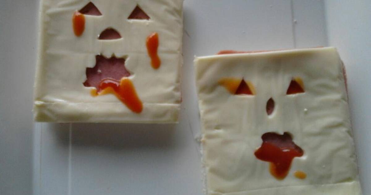 recipe appetizing ladybirds ghost sandwiches