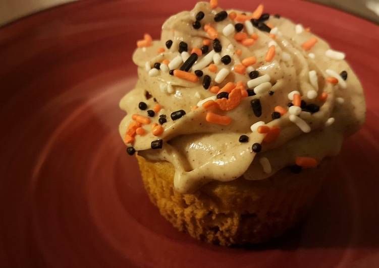 Recipe: Appetizing Pumpkin cupcakes 58 recipe appetizing pumpkin cupcakes
