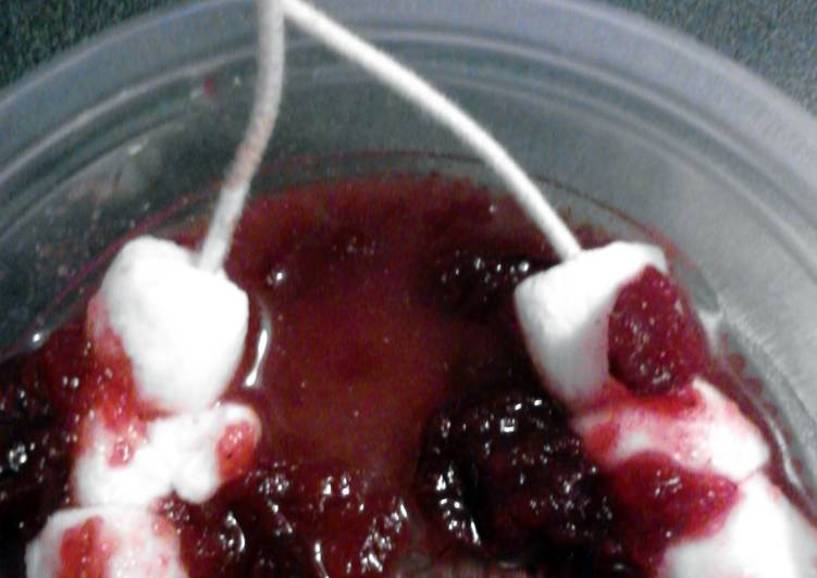 recipe appetizing used tampons halloween cherry marshmallows