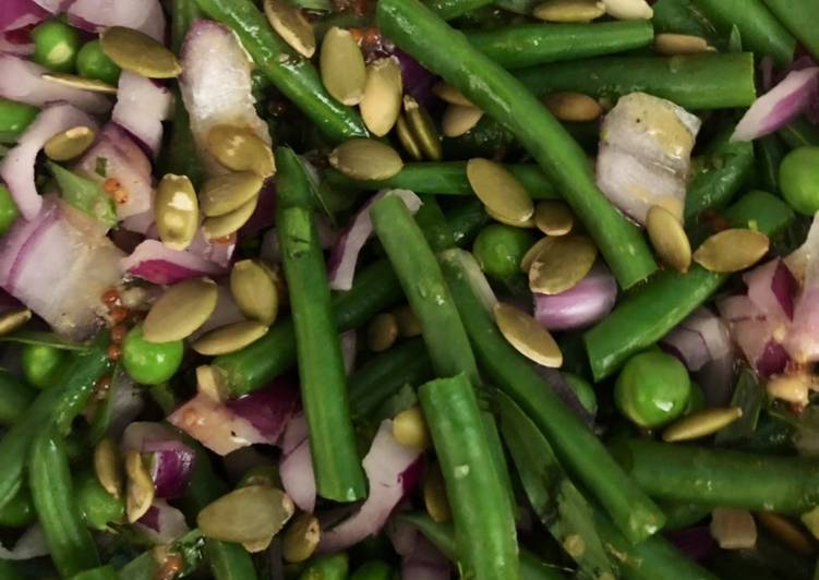 recipe appetizing warm green beans peas and tarragon salad vegan