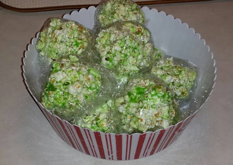 recipe delicious aunt jerrys popcorn balls