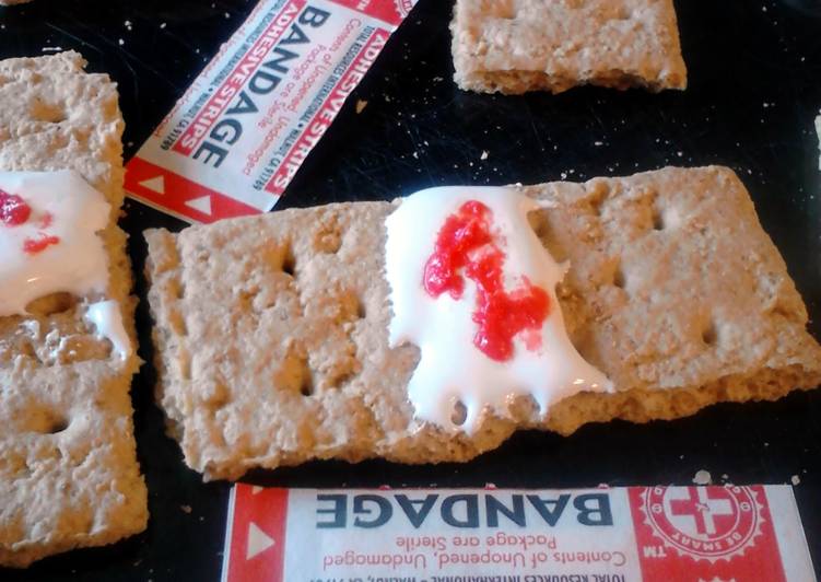 Recipe: Delicious Bloody Bandaid Snack/Appetizer ~ halloween 499 recipe delicious bloody bandaid snack appetizer halloween 1