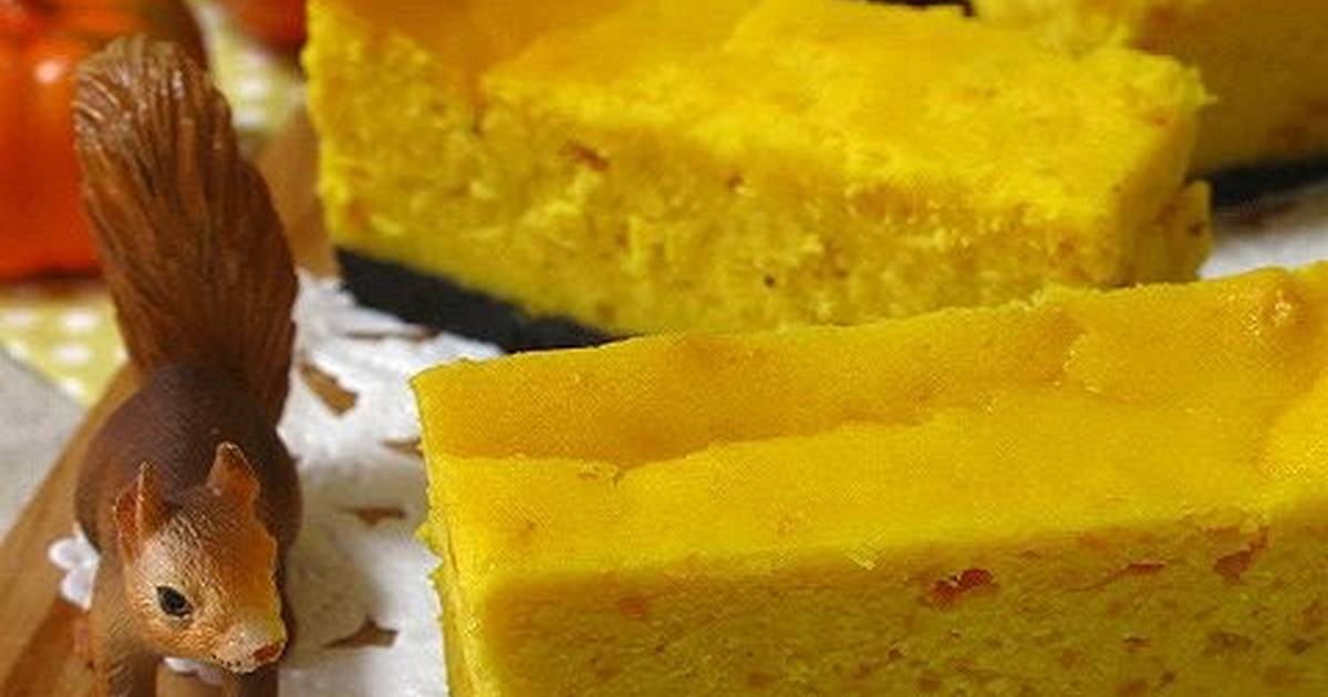 recipe delicious great for halloween kabocha squash cheesecake