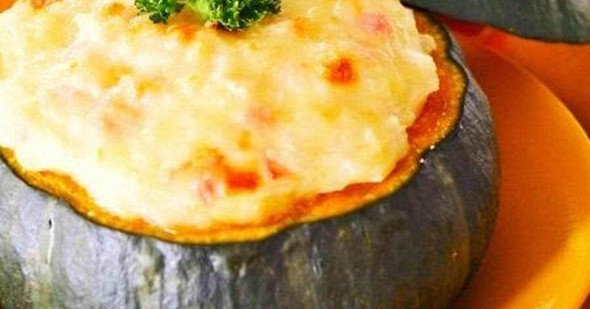 Recipe: Delicious Halloween Kabocha Squash Au Gratin 35 recipe delicious halloween kabocha squash au gratin