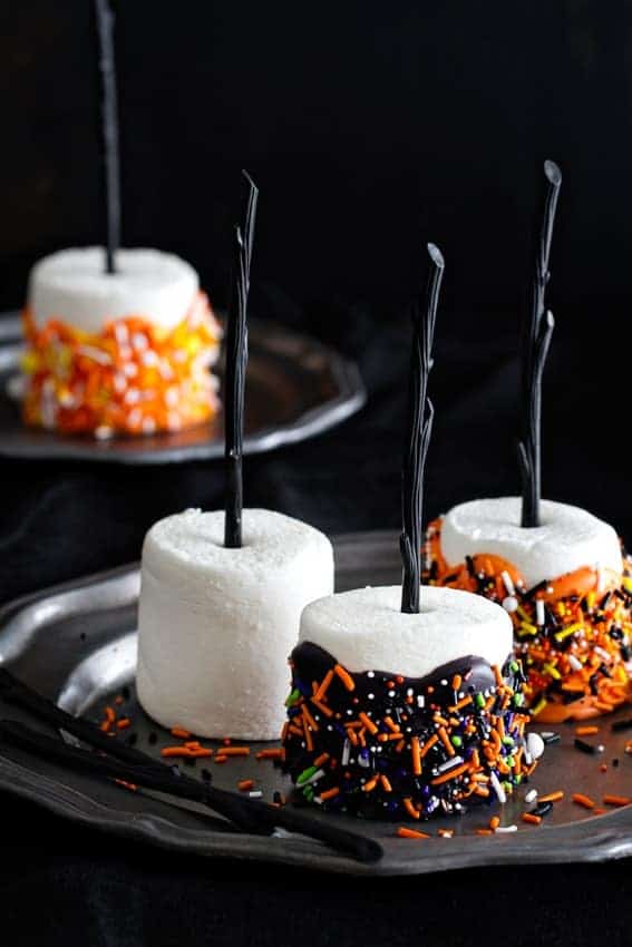 recipe delicious halloween marshmallow pops