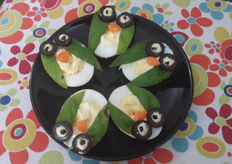 recipe delicious halloween owls deviled eggs