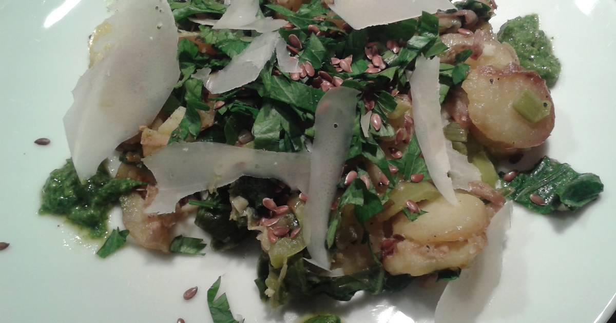 recipe delicious warm potato and chard salad