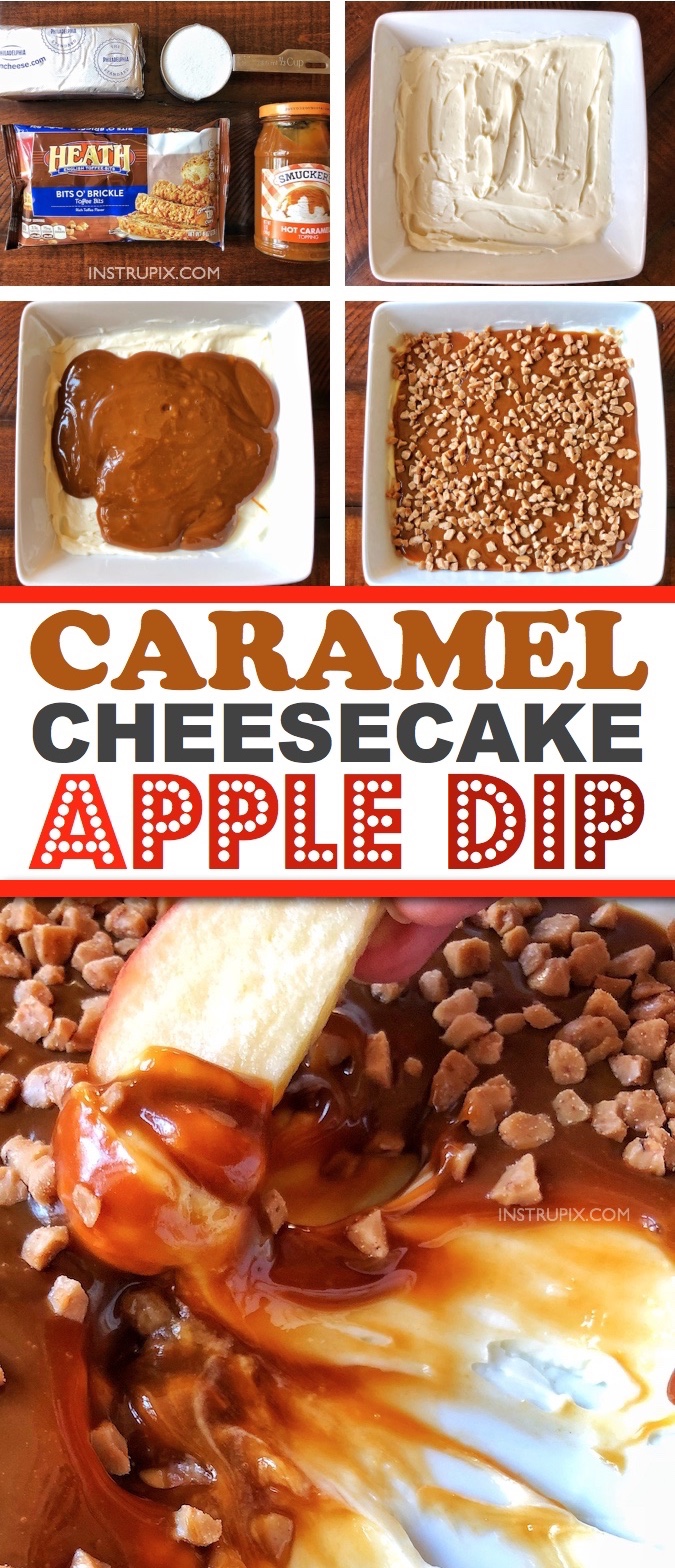 recipe perfect caramel cheesecake apple dip